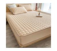 Housse de Matelas imperméable, Drap Simple, Plusieurs Tailles, Douce et Respirante (sans taie d'oreiller) (Kaki, 120 x 200 cm)