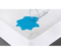 Housse de matelas imperméable en coton et microfibre : 130 x 200 cm