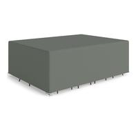 Housse de meubles de jardin - Outsunny - imperméables, coupe-vent et anti-UV - 275 x 205 x 90 cm - gris