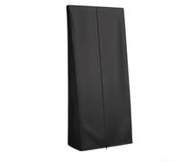 Housse de miroir pour miroir sur pied jusqu'à 163 cm, housse de protection contre la poussière en tissu Oxford 210D, couverture anti-rayures pour miroir plein corps 56/61 cm de large, noir (64 x 24