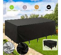 Housse de mobilier de patio d'hiver, housse imperméable pour table et chaise d'extérieur, housse universelle pour table et chaise de patio, housse imperméable pour canapé d'angle d'extérieur, housse d