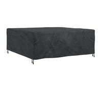 vidaXL Housse pour meubles Uni 210 x 200 x 70 cm 210D – Résistante aux UV, Étanche – Noir