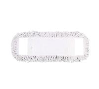 Housse de Mop Tête de balai grande taille 65 x 25 cm, chiffon nettoyage for remplacer le sol, accessoires ménager Pour laver le sol(WHITE)