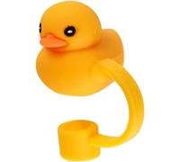 Housse de paille jaune canard pour tasses Stanley de 122 et 887 ml, joli bouchon de paille pour gobelets, capuchon de paille en silicone de 8 mm pour accessoires de tasse Stanley, bouchon de paille