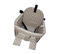Housse de panier et de chaise haute pour trois, Little star | Tissu en polyester avec mousse haute densité, panneaux centraux et latéraux rembourrés, pour le shopping et les