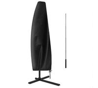 Housse De Parasol Avec Tige Télescopique, Housse De Parasol En Porte-À-Faux De 2 À 4 M, Imperméable, Coupe-Vent, Anti-Uv, Tissu Oxford Robuste (280 X 30 X 80/4