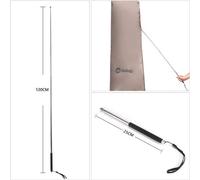 Housse de parasol en plastique, couleur taupe