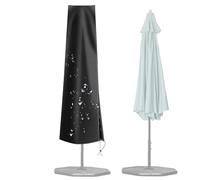 Housse de parasol imperméable et résistante aux UV | Protection de jardin | Housse de rangement d'extérieur anti-poussière pour meubles de jardin, patio, piscine, balcon, terrasse, arrière-cour, salle