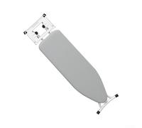 Housse de planche à repasser élastique avec cordon de serrage 120 x 38 cm | Mélange de coton triple couche, rembourrage épais et robuste, élimine les marques de grille, doux pour la surface