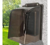 Housse de pluie en plastique PC pour sonnette vidéo extérieure pour clavier de contrôle d'accès et scanners biométriques, résistante aux UV et à la chaleur, installation simple, gris