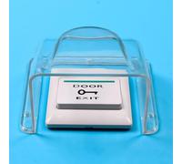 Housse de pluie transparente pour sonnette de porte pour contrôle d'accès, bouclier imperméable avec vue claire, protection contre les intempéries pour systèmes d'entrée, protection en plastique