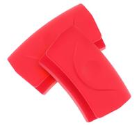 Housse de Poignée de Casserole en Silicone Antidérapante Résistante | Casserole et Poêle, Usage la Cuisine, Protection Anti-brûlure, Rouge, Silicone Solide, Prise Confortable