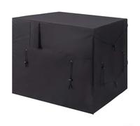 Housse de pompe à chaleur 210D robuste pour chauffage de piscine - Anti-UV, pluie et vent - 100,8 x 85,9 x 78 cm - Noir