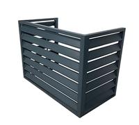 Housse de pompe à chaleur pour climatiseur extérieur, mini unité de climatisation divisée pour réduction du bruit et protection contre les intempéries, support pour plantes d'étagère