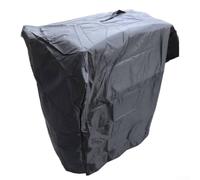 Housse de pompe de piscine noire Oxford 420D pour filtre à sable transparent Intex Krystal Protection contre les intempéries avec cordon inférieur réglable et fermeture éclair arrière