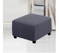 Housse de Pouf carrée Housse de ottomane Extensible Housse de Tabouret de Rangement Pliant carré Housse de Repose-Pieds ,