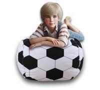 Housse de pouf douce avec fermeture éclair, pratique pour ranger et organiser les jouets en peluche - Grand sac de rangement pour poupées en peluche, convient aux adolescents et aux adultes L,SPolyest