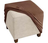 Housse de Pouf Ottoman Carré 40x40/35x35/60x60/50x50/45x45cm,Extensible Velours Ottomane Housses de Repose-Pieds , Housse de Pouf avec Fond élastique, Lavable en Machine ( Color : #11 , Size : 40x40cm