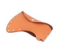 Housse de Protection 1 Pièce en Cuir pour Petite Hache Orange | Ajustement, Format Portable, Usage Camping, Protecteur Décoratif pour Axe