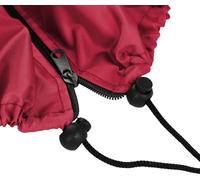 Housse de Protection Arbre de Noël, 114x254cm Rouge Tissu Oxford, Anti-Poussière et Imperméable,