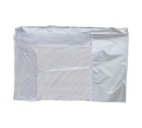 Housse de Protection Argenté, pour Unité Extérieure de Climatiseur, 2p | Polyester Imperméable, Surface Hydrophobe, Résistante au Vent, Installation Facile pour Jardin Domestique