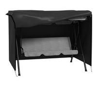 Outsunny Housse de Protection balancelle de Jardin 3 Places bâche étanche dim. 2,05L x 1,24l x 1,64H m Oxford Haute densité 600D Noir