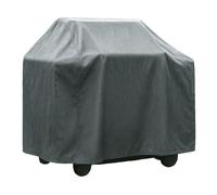 Housse de protection barbecue rectangulaire 120 x 70 x 70 cm TERRE JARDIN - Polyester enduit PVC gris - Étanche anti-UV