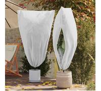 Housse de protection contre le gel pour plantes - vidaXL - Lot de 5 - Blanc - 1,8 x 1,2 m - Tissu non tissé