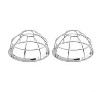 Housse de protection contre l'incendie pour détecteurs de fumée avec support de cage d'arrosage en fer, sécurité du détecteur et réduction des risques d'incendie (2 pièces)