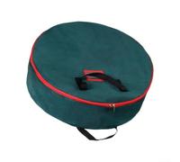 Housse de Protection Couronne Festive Étanche Vert Housse de(Green 88*17cm) | Imperméable, grande capacité 88cm, protège couronnes et ornements, tissu résistant, vert