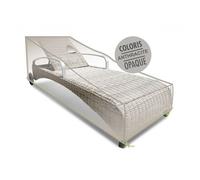 Housse De Protection Cover Air Pour Bain De Soleil/Transat - 200 X 72 X 60/30 Cm - Jardiline Gris
