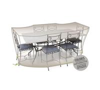 Housse De Protection Cover Air Pour Table Rectangulaire + 8 Chaises - 240 X 130 X 70 Cm Multicolore