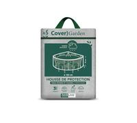 Housse De Protection Cover Garden Pour Table Ronde 6 Personnes+ Chaises, Avec Trépied - Ø160 X 70 Cm - Jardiline Multicolore