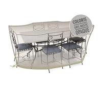 Housse de protection Cover One pour table rectangulaire + 8 chaises - 240 x 130 x 70 cm -