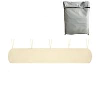 Housse de protection d'auvent 420D Oxford - Pour auvent d'hiver - Étanche - Avec sac de rangement - Beige - 6