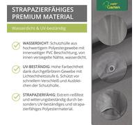 Housse de protection de qualité supérieure pour ensemble de sièges ronds, dimensions : environ Ø 175 x 94 cm