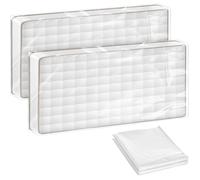 Housse de protection en plastique - ESTAMPILLE - Lot de 2 - 90x240 cm - Imperméable - Réutilisable - Anti-poussière