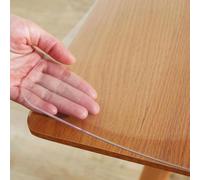 Housse de protection en plastique transparent en vinyle PVC 40 x 170 cm | Tapis de protection écologique pour table basse de salle à manger en bois