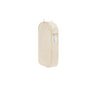 Housse de protection en satin pour vêtements, sac de rangement suspendu pour manteaux long