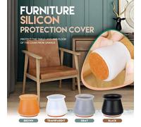 Housse De Protection En Silicone Pour Meubles, Avec Capuchon En Feutre, Antid¿¿Rapante, Sans Bruit, Anti-Rayures, Pour Pieds De Table Et De Chaise