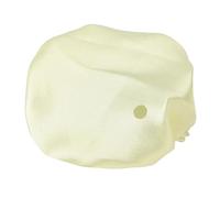 Housse de Protection en Tissu Doux Jaune satiné avec Trou de Paille pour la prévention des Pics de Boissons, barrière de sécurité réutilisable pour Les Bars, Les fêtes et Les