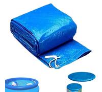Housse de protection épaisse pour piscine gonflable ronde avec cordon de serrage - 1,8 m - Protection contre la poussière pour piscine familiale gonflable ronde