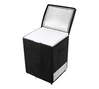 Housse de protection étanche à la poussière pour coffre et congélateur, 71,1 x 58,4 x 86,4 cm, tissu Oxford toutes saisons, design à double ouverture sur le dessus, résistant aux UV, idéal pour