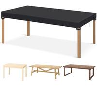 Housse de protection étanche Unyqoos® pour table de jardin, dimensions 200 x 100 x 15 cm – tissu Oxford 420D extra épais, ajustement parfait avec cordon de serrage et 4 clips anti-vent