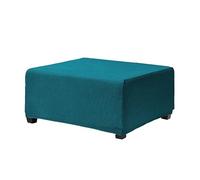Housse de protection extensible rectangulaire pour tabouret de rangement pliable avec base élastique - Housse de protection en tissu pour meubles (taille L)