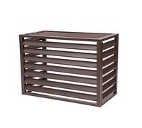 Housse de protection extérieure en aluminium résistant aux intempéries pour climatiseur - Antivol - Support autoportant idéal pour les unités extérieures et les grilles