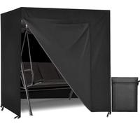Housse de protection Famanu pour balançoire de jardin - Étanche, dimensions : 1,35 m de profondeur x 2,2 m de largeur x 1,7 m de hauteur