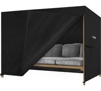 Housse de protection Famanu pour hamac balançoire - imperméable, résistante aux intempéries hivernales, anti-déchirure, dimensions : 252 x 153 x 162 cm