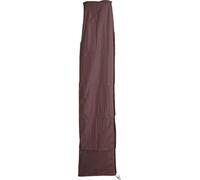 Mendler Housse de protection HWC – pour parasol jusqu'à 3,5 m, fermeture éclair – brun marron