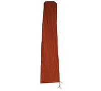 Mendler Housse de protection HWC - pour parasol jusqu'à 4 m - fermeture éclair - terracotta